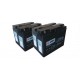 UBC55 Replacement Battery Kit Compatible with APC RBC55